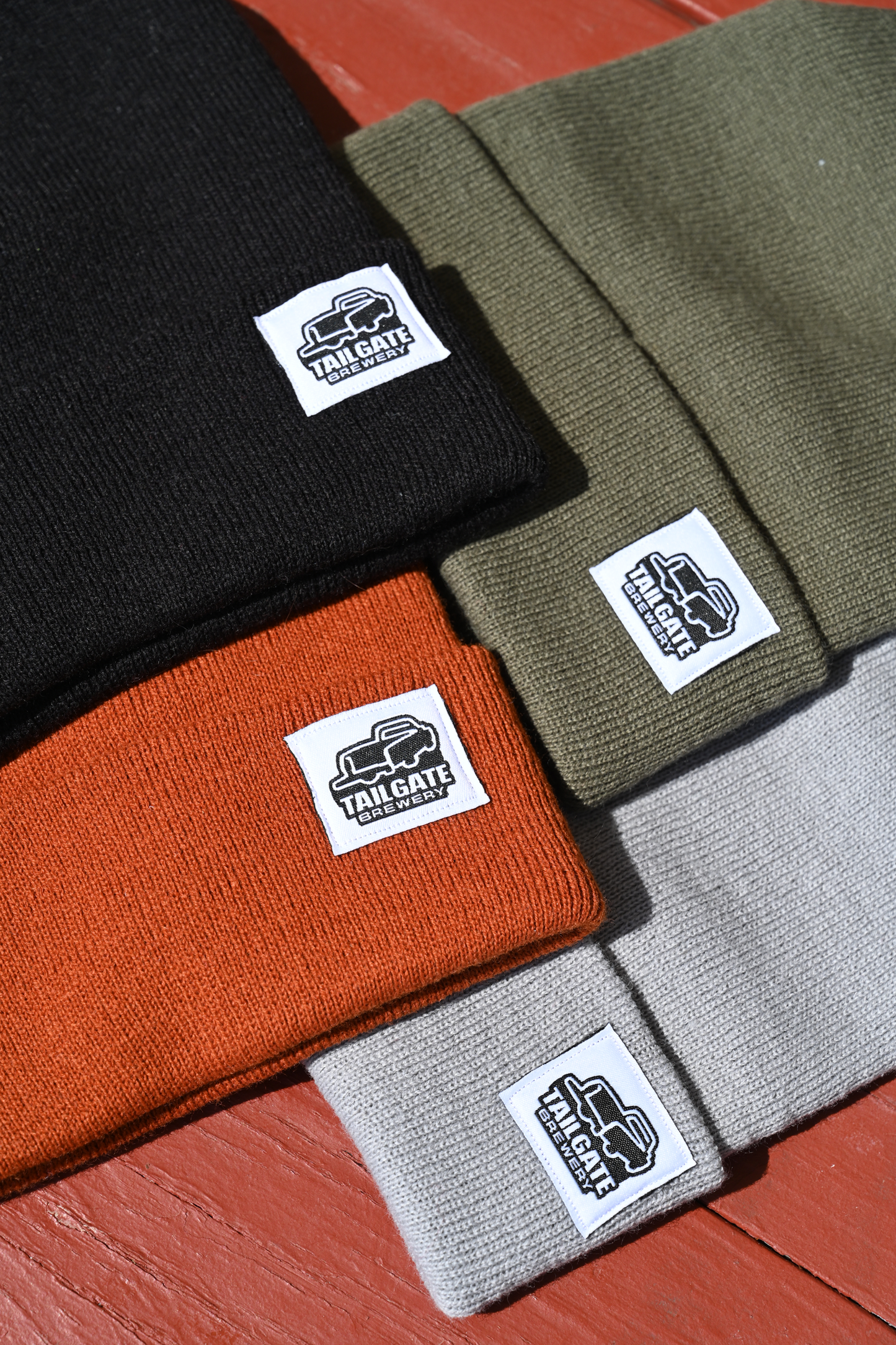 Truck Logo Beanie in Black