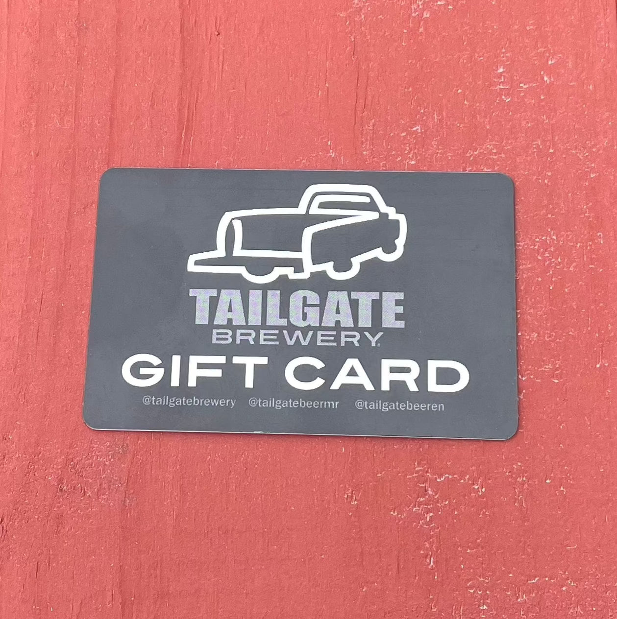 Tailgater of the Game, gift card