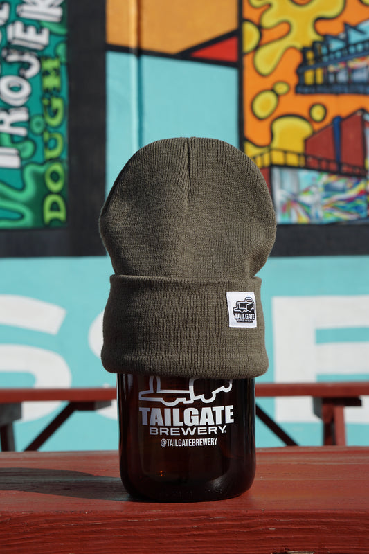 Truck Logo Beanie in Green