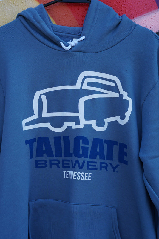 Truck Logo Hoodie in Blue