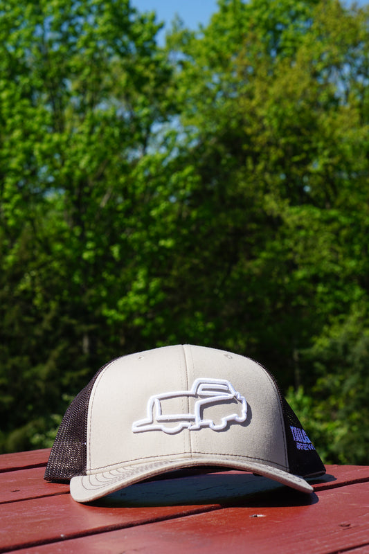 Logo Trucker Hat in Sand