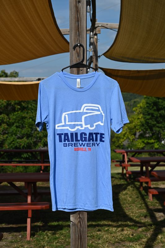 Blue & White Truck Logo Tee