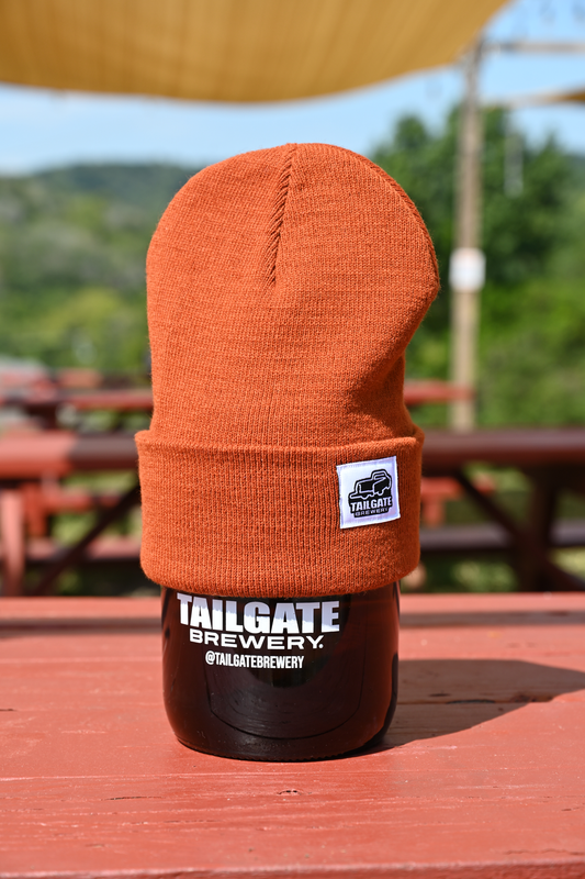 Truck Logo Beanie in Burnt Orange