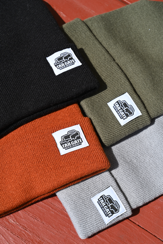 Truck Logo Beanie in Black