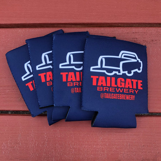 Truck Logo Koozie in Red, White and Blue