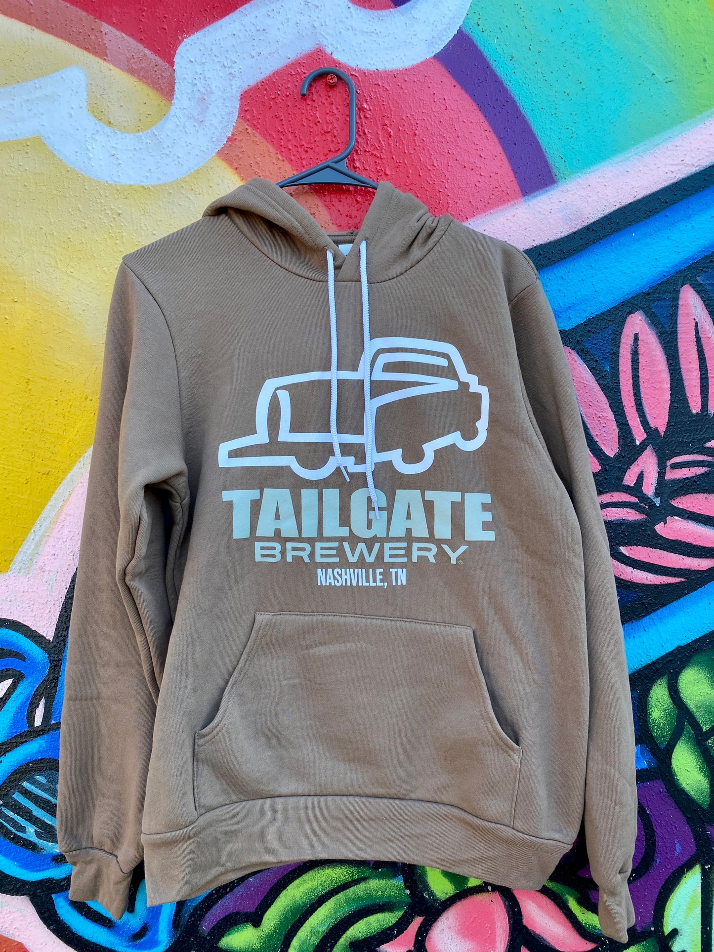 Truck Logo Hoodie in Vintage Brown - Nashville, TN