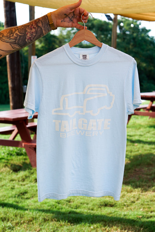 Chambray Truck Logo Tee