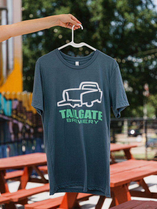 Slate & Summer Green Truck Logo Tee